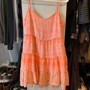 ONEIL orange boho mini dress